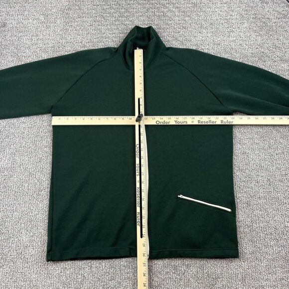 Vintage White Stag Speedo Sweater Mens Large Green Full Zip Made in Japan 70s - Picture 6 of 9